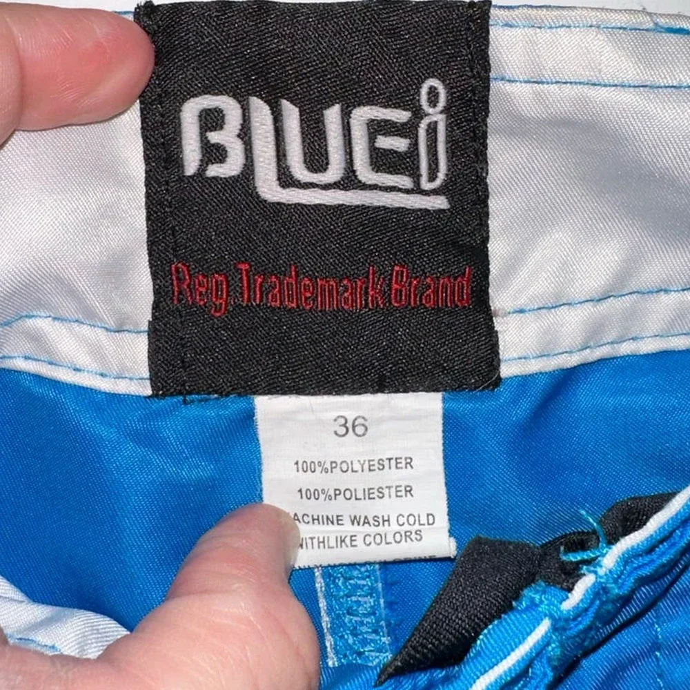 Blue i shorts photos